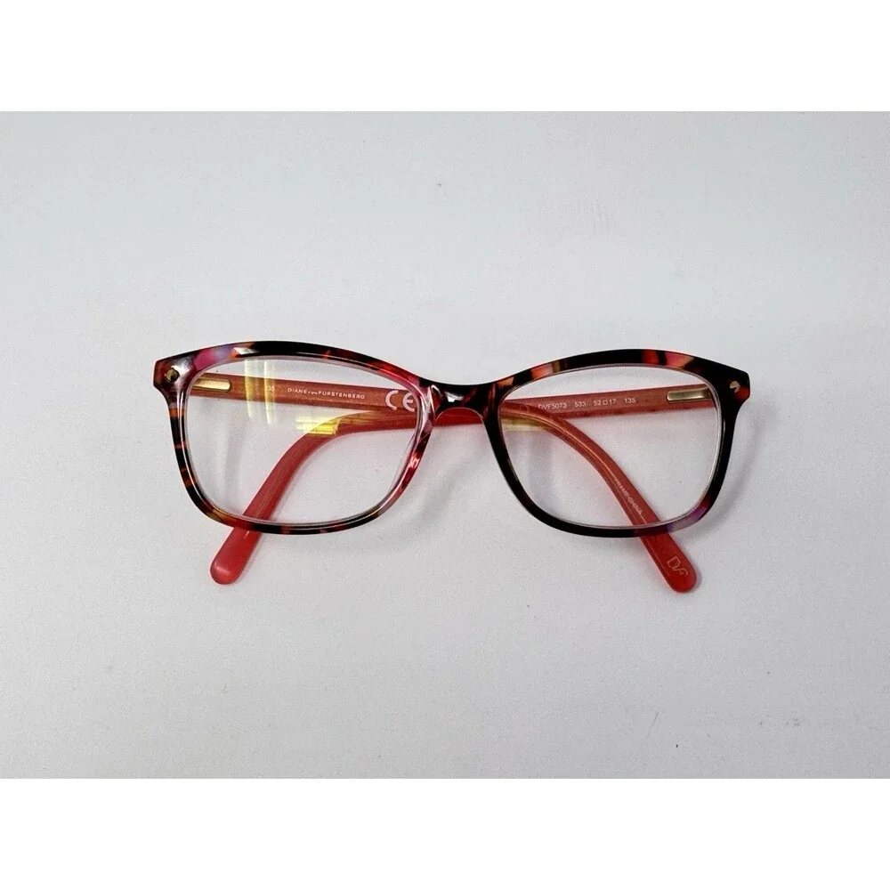 Diane von Furstenberg DVF5073 Eyeglass Frames Only Tortoise 533 52-17-135